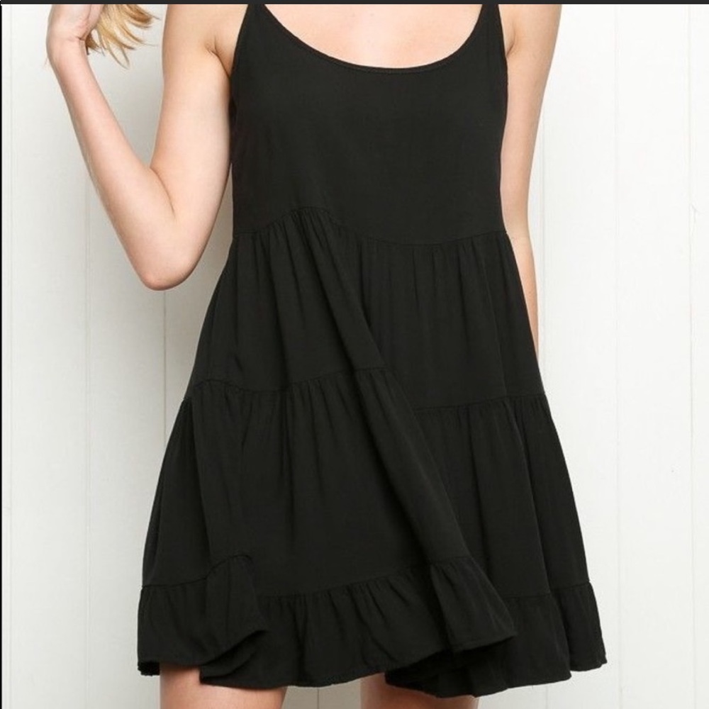 Brandy Melville Jada Black Dress OS!